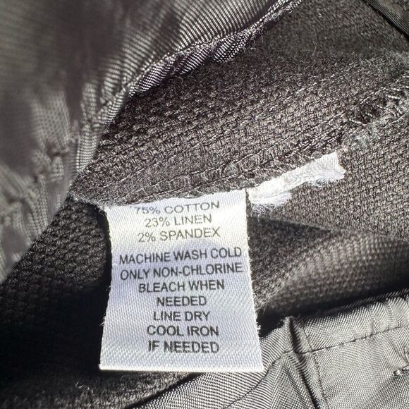 LOFT Black Cropped Pants with Flat Front Design - Picture 5 of 7